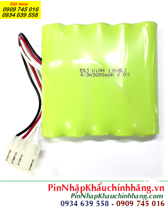 Pin sạc 6V-4/3A 3600mAh, Pin sạc NiMh 6V-4/3A 3600mAh, Pin GREPOW 6V-4/3A 3600mAh